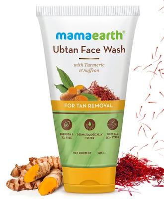 Mamaearth Ubtan Face Wash for Healthy Skin | Paraben &amp;amp; SLS-Free | Face Care Product for All Skin Types